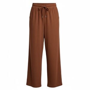 Women's Lightweight Ribbed Lounge Pants Cognac
